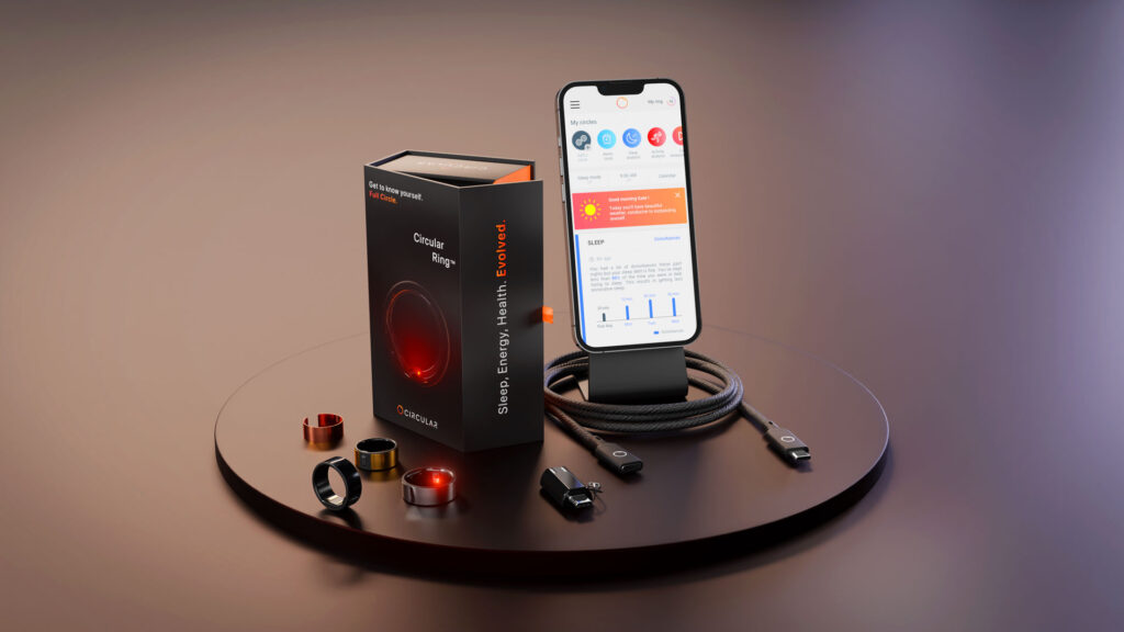 Circular Ring 2 mit Ladestation und App