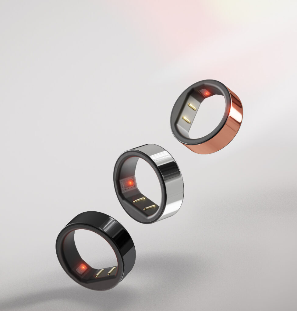 Ultrahuman Ring Pro in Schwarz, Silber und Roségold