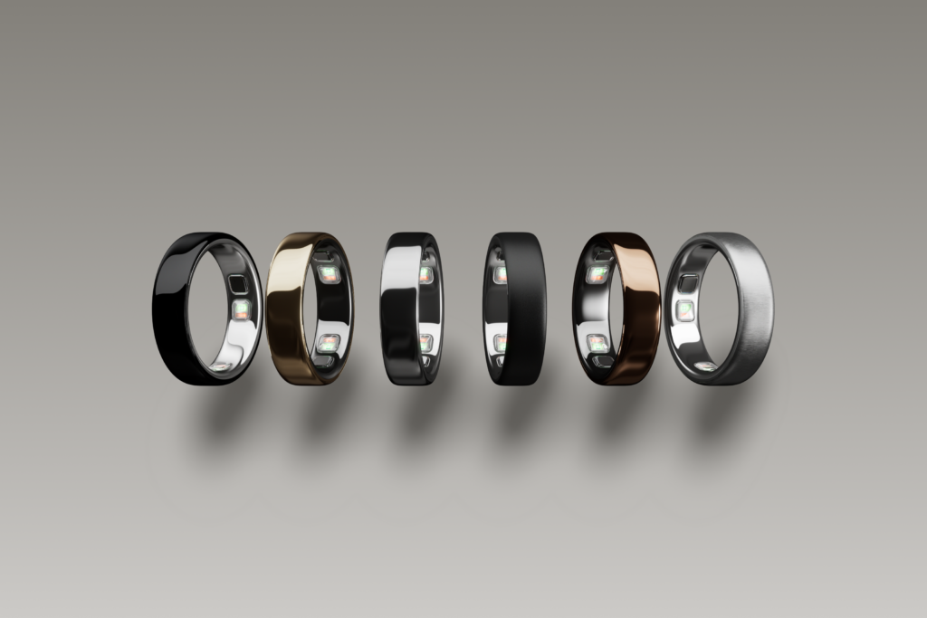 Oura Ring 5 Kollektion in verschiedenen Farben