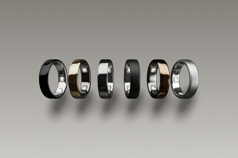 Oura Ring 5 Kollektion in verschiedenen Farben