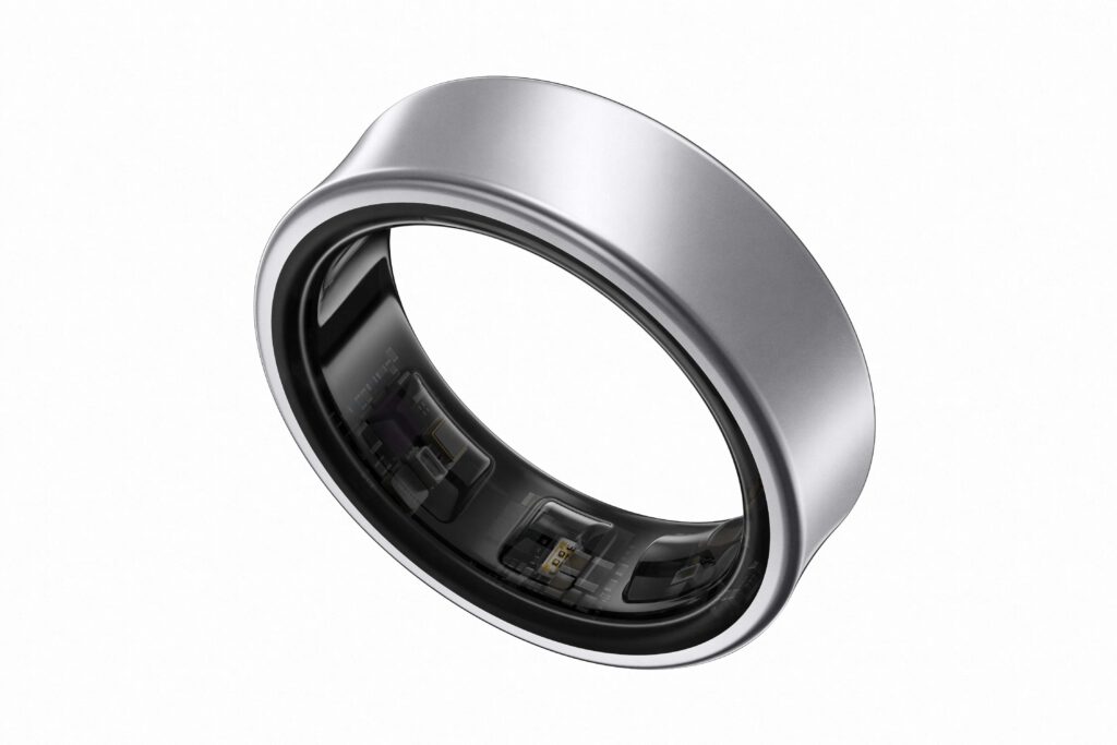 Samsung Galaxy Ring in Titan Silber
